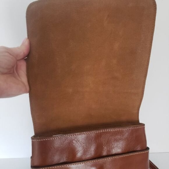 NWT PATRICIA NASH Tooled Leather Adjustable Crossbody Boho Festival Southwestern - Picture 7 of 14